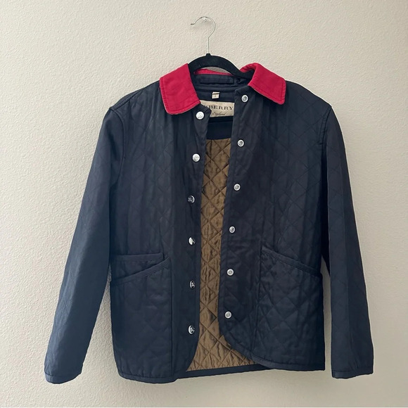 BURBERRY Black Vintage Dranefeld Jacket Size Small - Picture 5 of 17